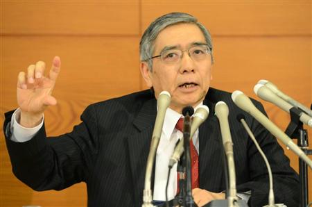 黒田日銀総裁が打ち出した強力な金融緩和策は、周辺国に押されていた日本経済を蘇らせるか