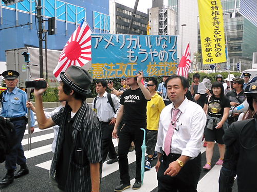 核武装推進デモin東京～支那・北朝鮮の核の脅威から我が国を守ろう！～20130806