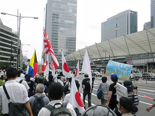 核武装推進デモin東京～支那・北朝鮮の核の脅威から我が国を守ろう！～20130806