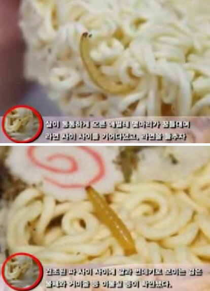 韓国のお家芸！食品への異物混入の数々
