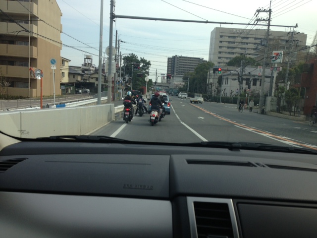 高槻市にてペーパードライバー運転練習