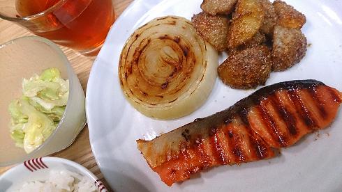 サーモンの西京漬け焼き