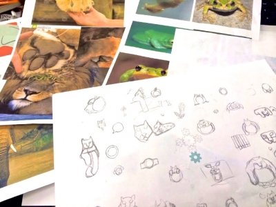 ラフと参考画像