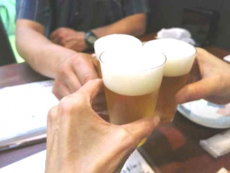 14-8-27　乾杯ビア