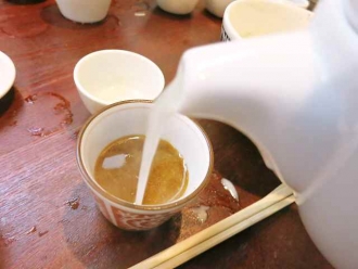 14-8-27　蕎麦湯