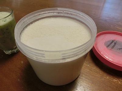 自宅で豆乳ヨーグルト
