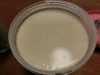 自宅で豆乳ヨーグルト