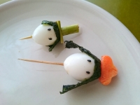 おにぎりおひなさまの顔