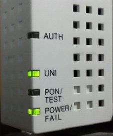 写真２　回線終端装置