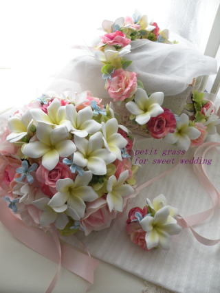 プルメリアのブーケ