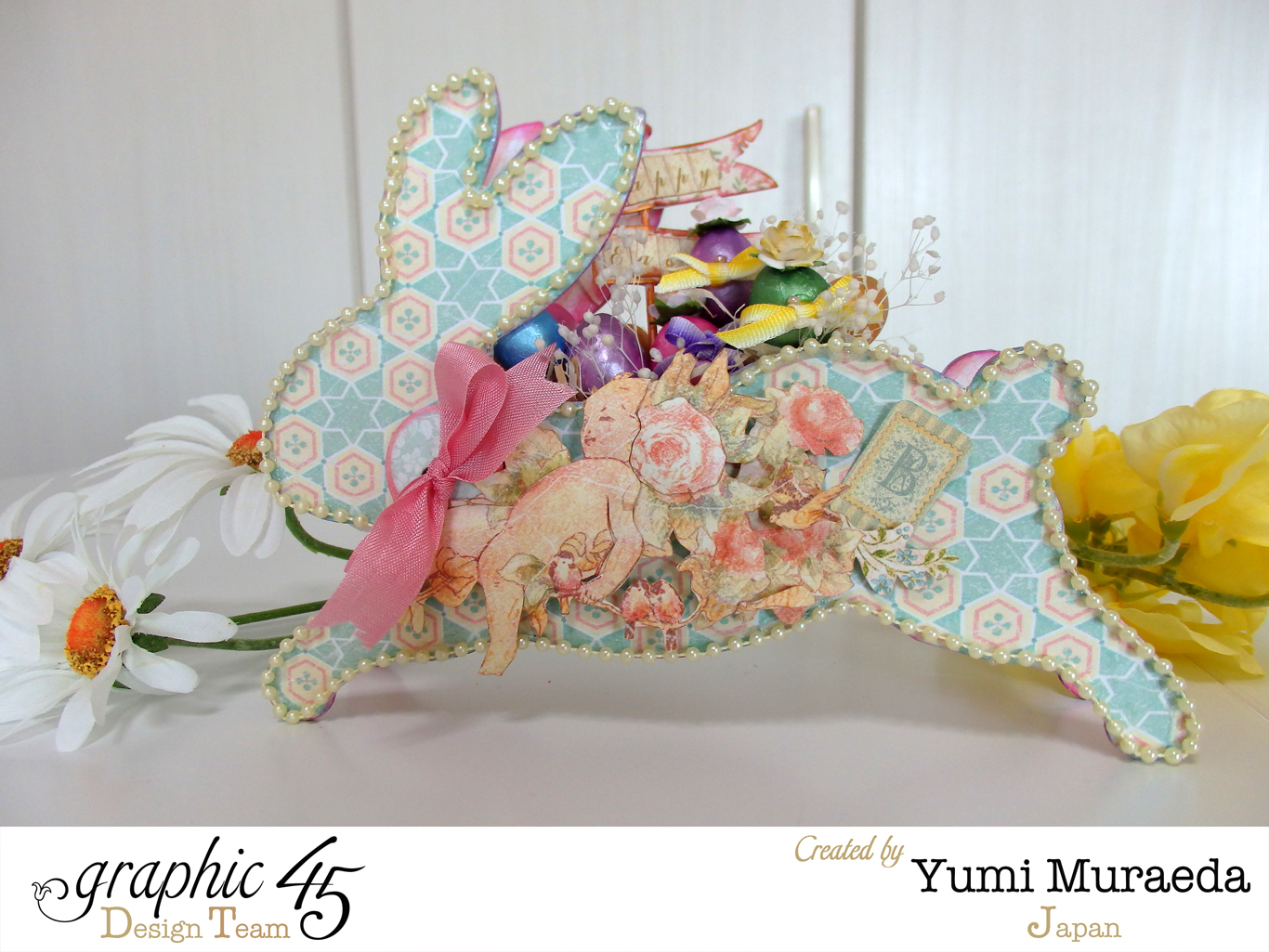 G45 Baby 2 Bride Easter Bunny Wagon and Mini Album2