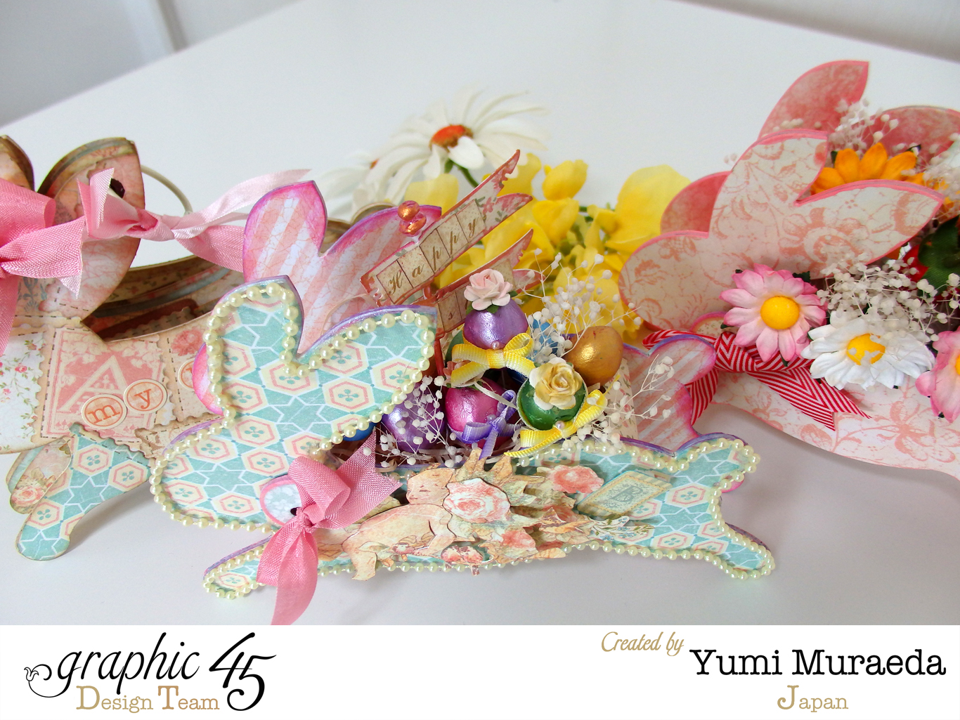 G45 Baby 2 Bride Easter Bunny Wagon and Mini Album5