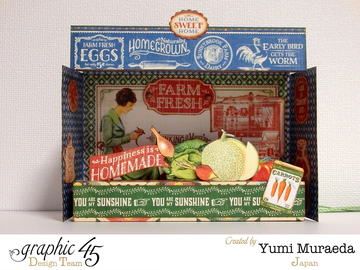 yuyu3CHAHome Sweet Home stand Card with Easel Box5
