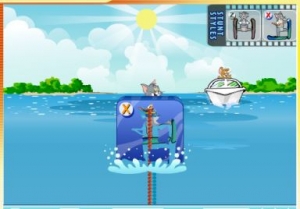 ボードをくぐり抜けるゲーム