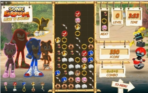 ソニックのテトリスゲーム