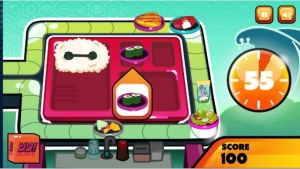 お弁当におかずを入れるパズルゲーム