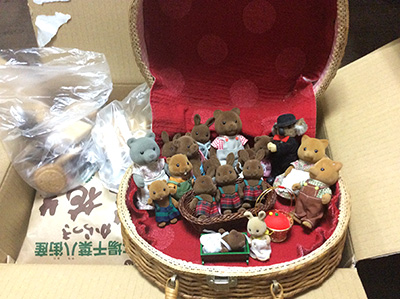 バスケットにシルバニア！