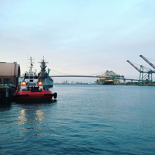 正直さんぽロサンゼルスの港