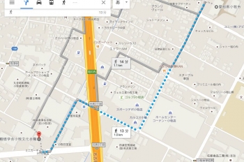 map愛知県小牧市元町３丁目１１９ 車で十数分