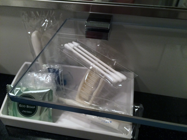 ビジネスホテルのアメニティ