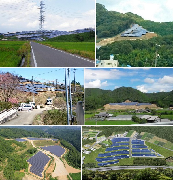 太陽光発電は、自然を破壊し、災害の原因となる。メガソーラーパネルで日本の土砂災害リスクが・・