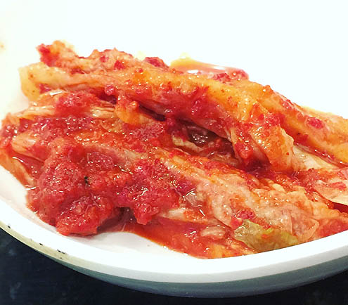 ここのキムチが一番旨い