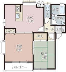 フルール部屋見取り図