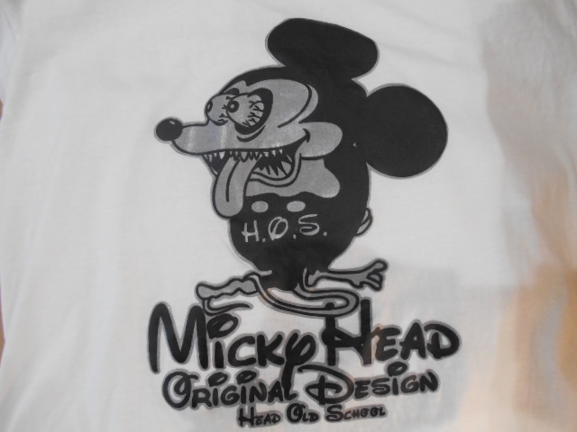 ヤフオク出品 Tシャツ18 ミッキーマウス ラットフィンク Blackflag 037のブログ