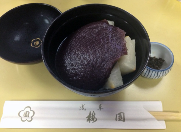 梅園のぜんざい