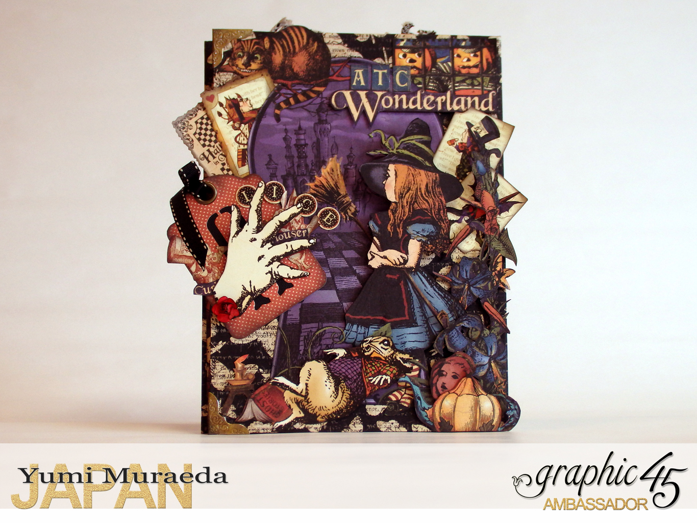 1ATC WonderlandHallowe’en in Wonderland by Yumi MuraeadaProduct by Graphic 45