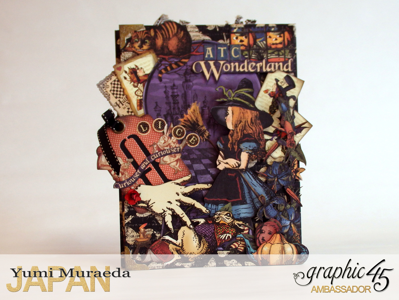 2ATC WonderlandHallowe’en in Wonderland by Yumi MuraeadaProduct by Graphic 45