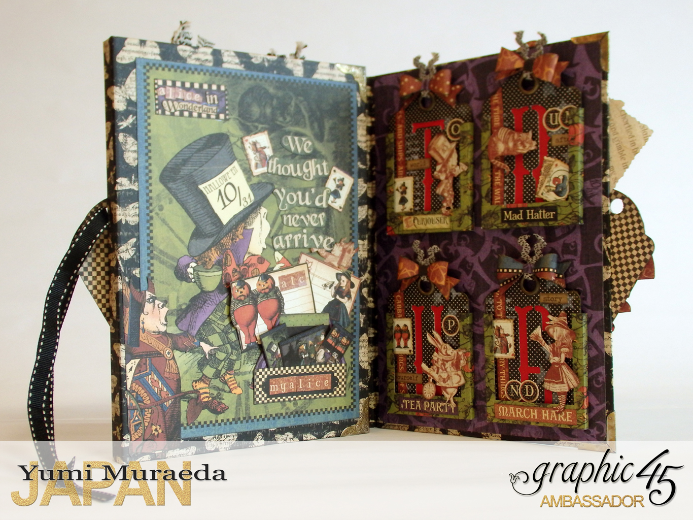 4ATC WonderlandHallowe’en in Wonderland by Yumi MuraeadaProduct by Graphic 45