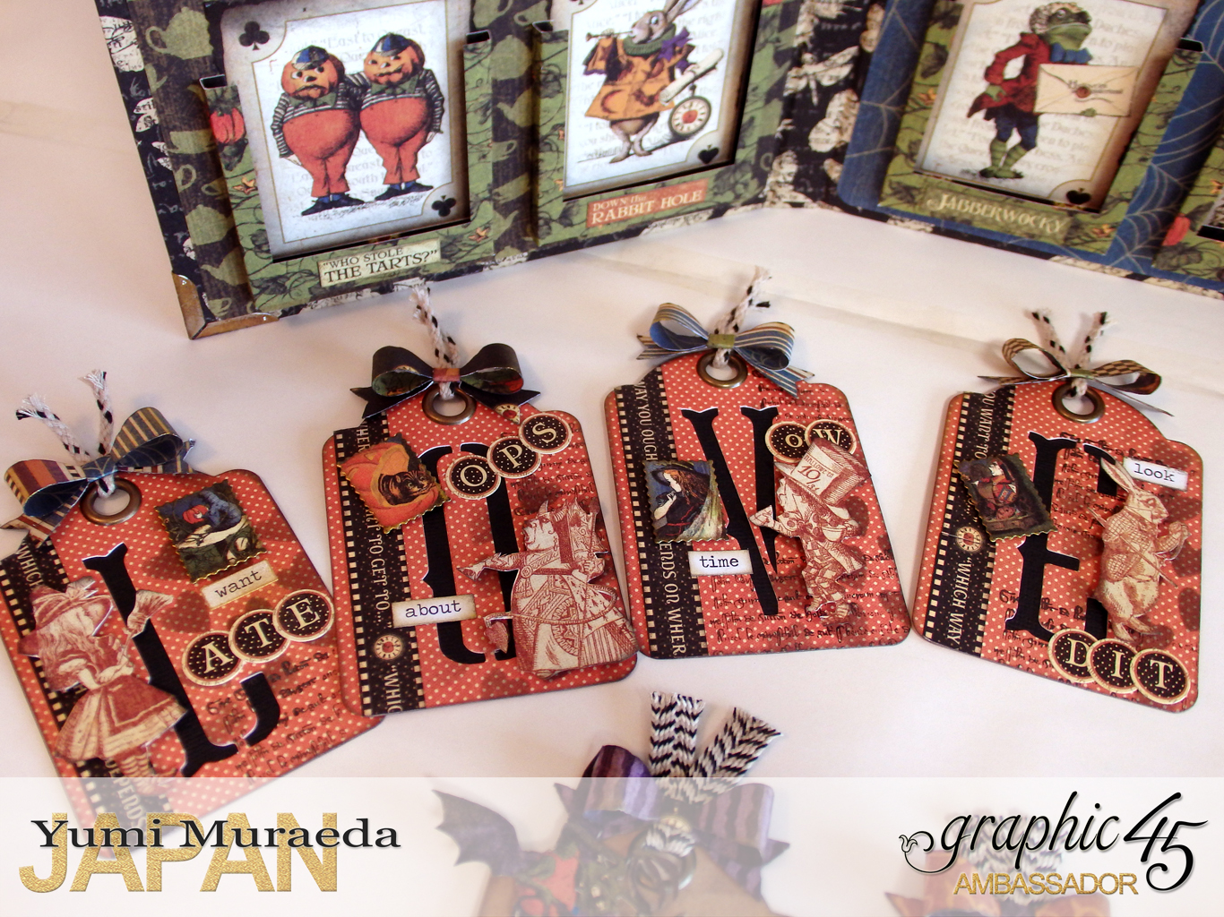 7ATC WonderlandHallowe’en in Wonderland by Yumi MuraeadaProduct by Graphic 45