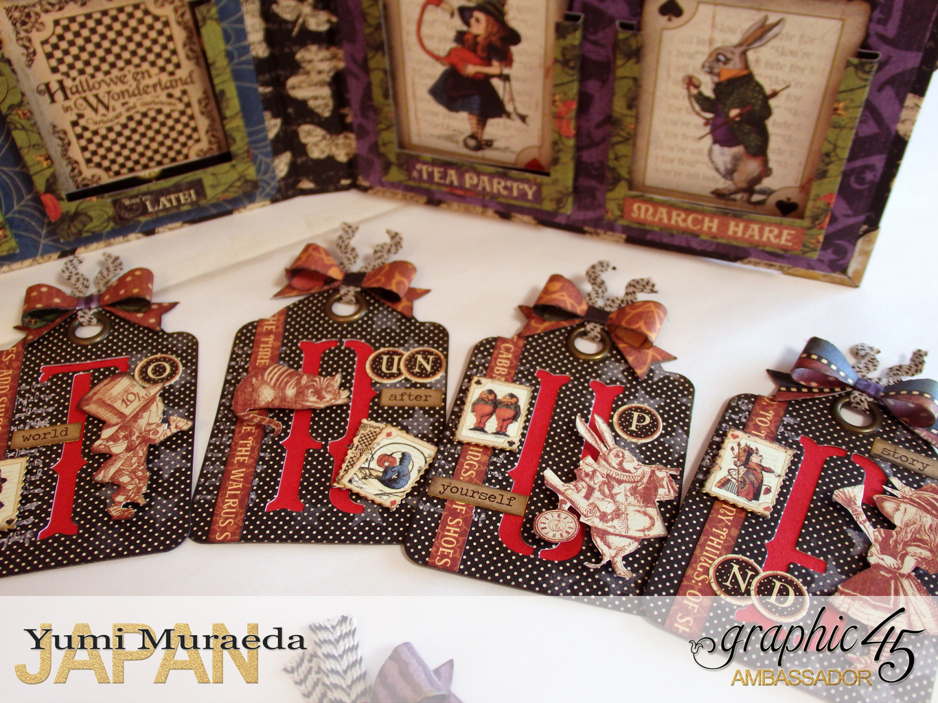 8ATC WonderlandHallowe’en in Wonderland by Yumi MuraeadaProduct by Graphic 45