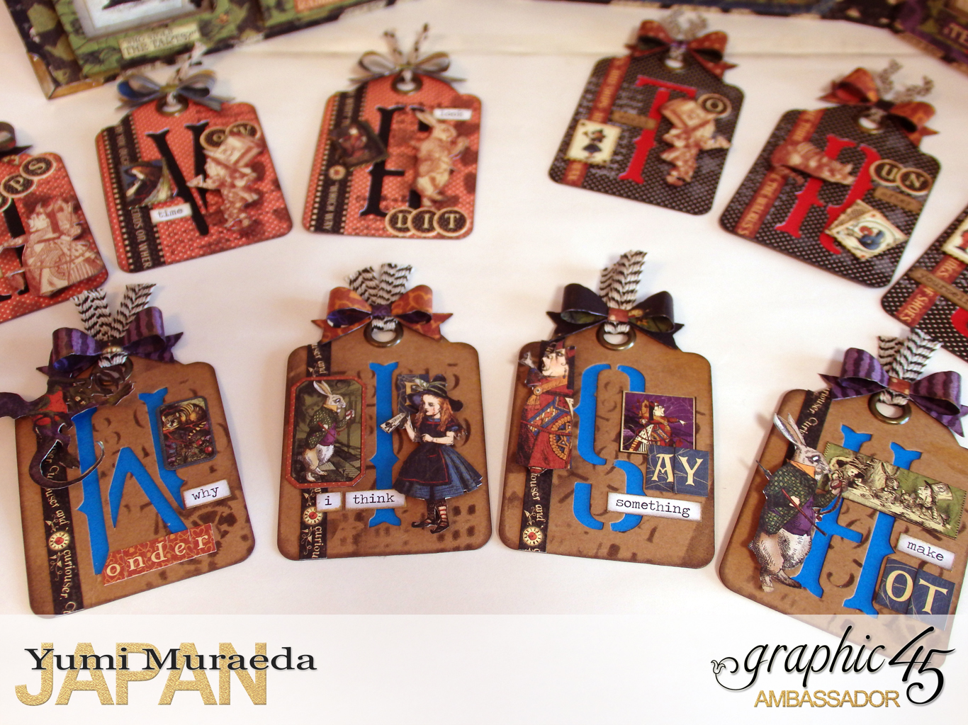 9ATC WonderlandHallowe’en in Wonderland by Yumi MuraeadaProduct by Graphic 45