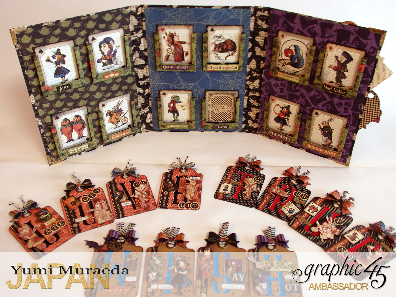 6ATC WonderlandHallowe’en in Wonderland by Yumi MuraeadaProduct by Graphic 45