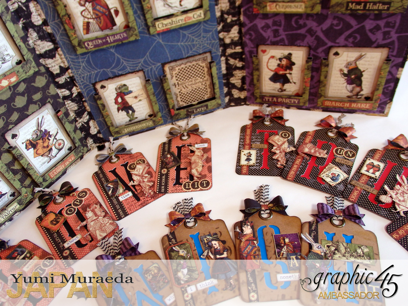 15ATCWonderlandHallowe’enin Wonderland by Yumi MuraeadaProduct by Graphic 45