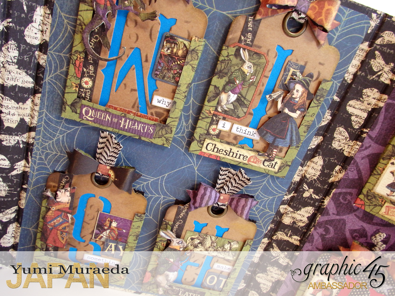 16ATCWonderlandHallowe’enin Wonderland by Yumi MuraeadaProduct by Graphic 45