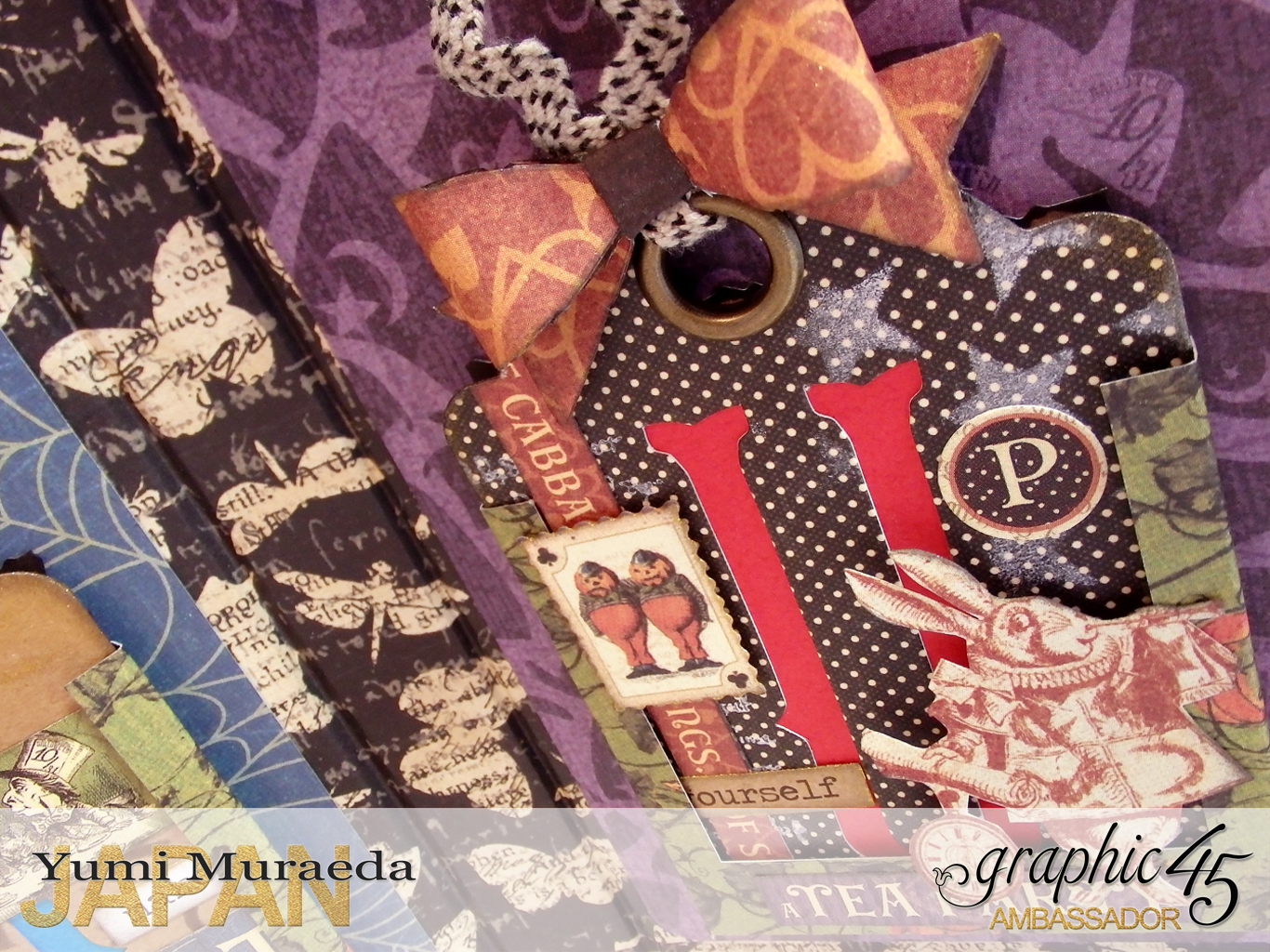 18ATCWonderlandHallowe’enin Wonderland by Yumi MuraeadaProduct by Graphic 45