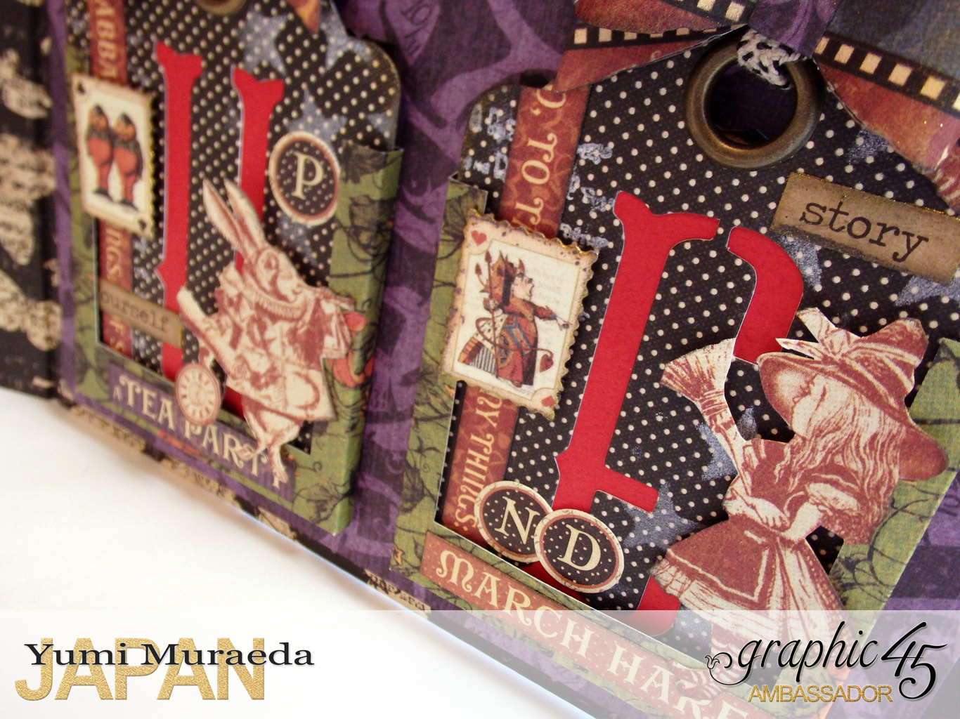 19ATCWonderlandHallowe’enin Wonderland by Yumi MuraeadaProduct by Graphic 45