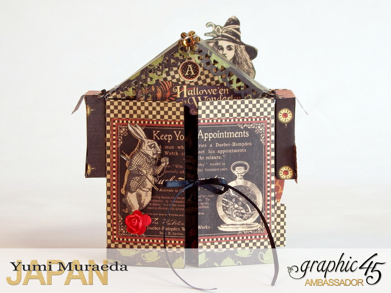 1 Alices Odd Tea HouseHalloween Wonderlandby Yumi MuraedaProduct by Graphic 45