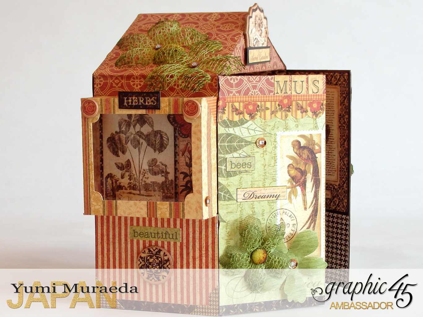 2Secret Gaden Museum, Botanicabella, by Yumi Muraeda, Product by Graphic 45jpg