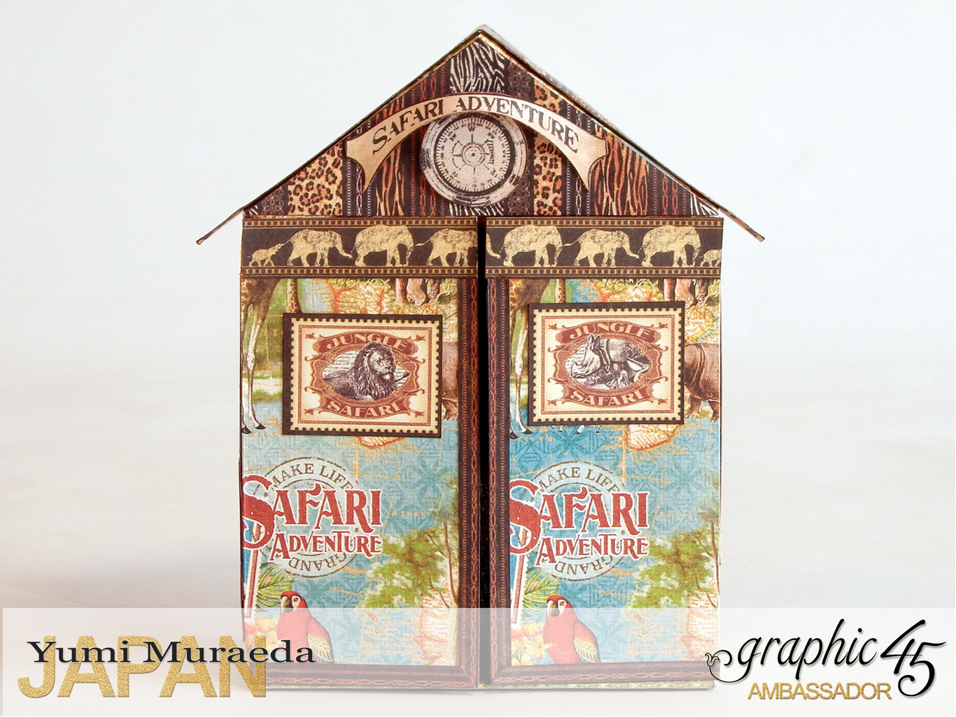 1Safari Park Ranger Office, Safari Adventure, by Yumi Muraeda, Product by Graphic 45jpg