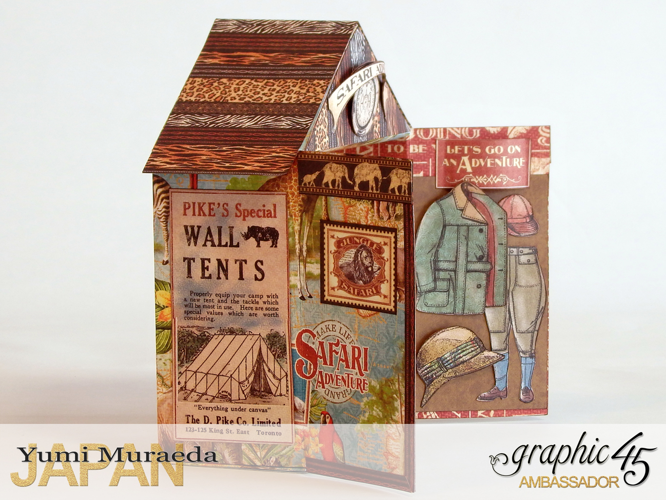 5Safari Park Ranger Office, Safari Adventure, by Yumi Muraeda, Product by Graphic 45jpg