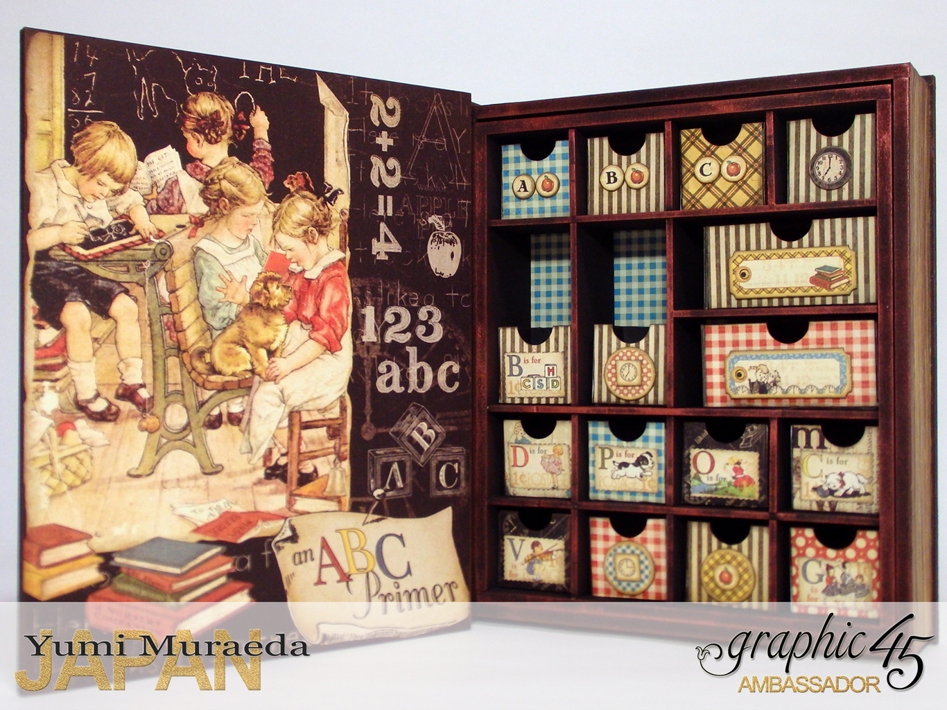 2My Memory Drawers, An Abc Primer, by Yumi Muraeda, Product by Graphic 45jpg
