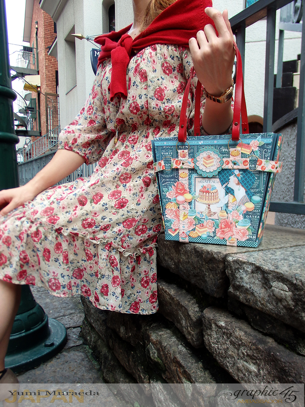 TownToteBagGraphic45Cafe ParisianbyYumiMuraeadaProductbyGraphic45Photo10