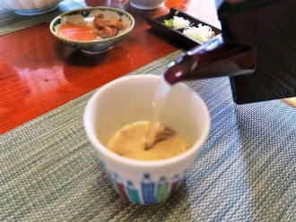 16-7-25　蕎麦湯