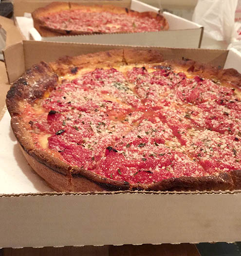 シカゴスタイルピザ@Hollywood Pies