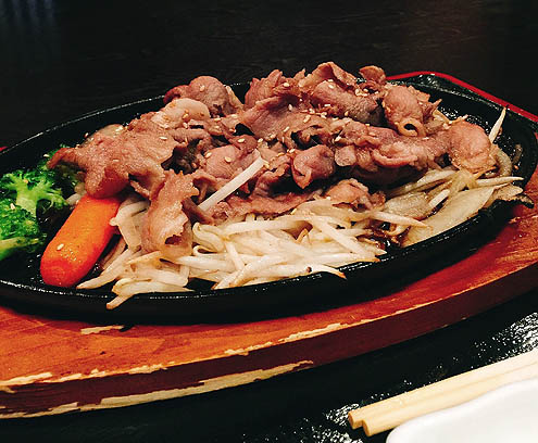 豚の生姜焼き定食@入船