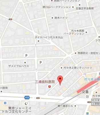 map東京都渋谷区大山町４６の２１